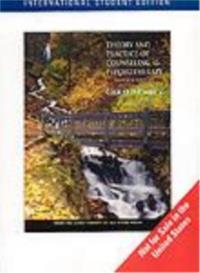 Theory and Practice of Counseling & Psychotherapy, 7thEdition